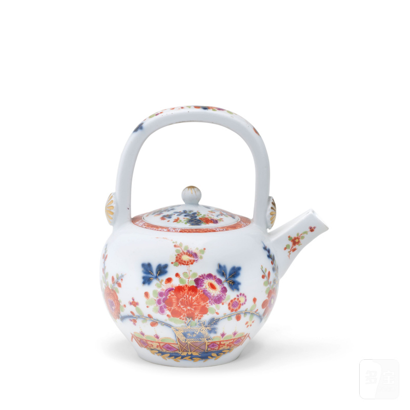 A Meissen teapot and cover, circa 1735 - 图4